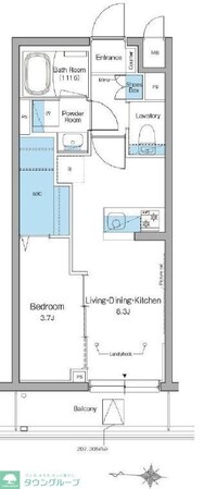 ルフォンリヴェント杉並永福の物件間取画像